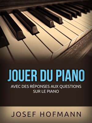 cover image of Jouer du piano (Traduit)